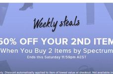 THE ICONIC - ‘Spectrum’: 50% off your 2nd item.
